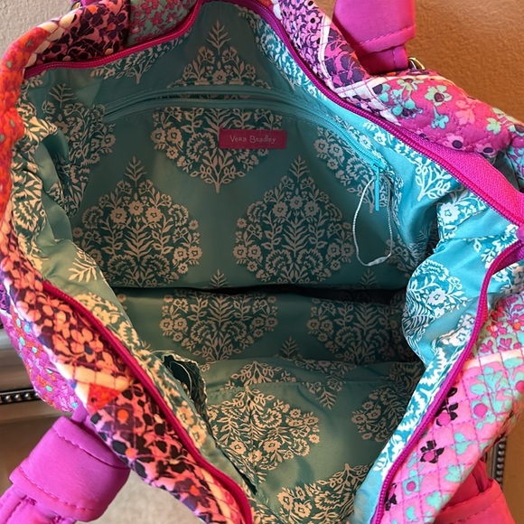 Vera Bradley Hadley Satchel in Modern Medley - Picture 4 of 6
